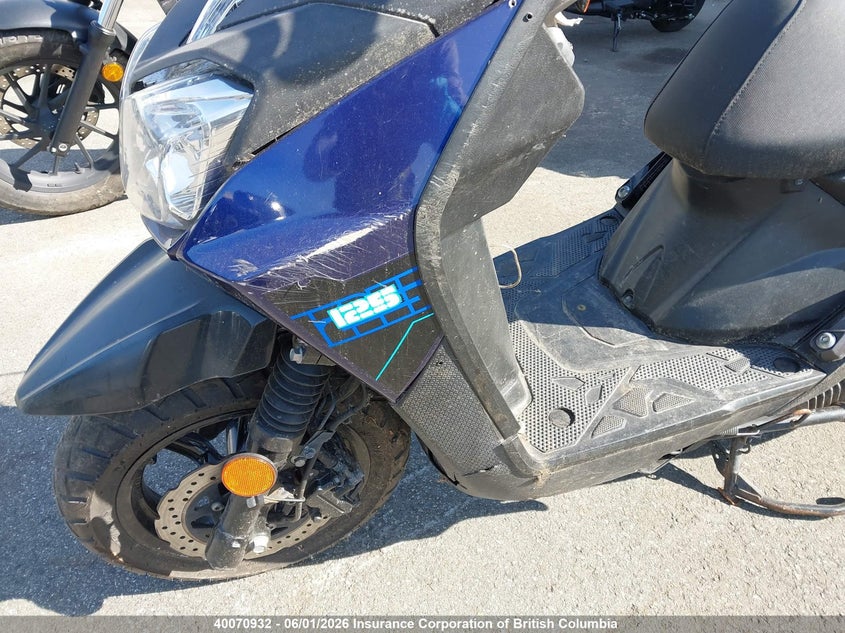 2021 Yamaha Yw125 VIN: RKRSEB1N5MA001427 Lot: 40070932
