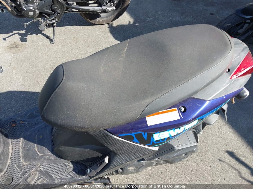 2021 Yamaha Yw125 VIN: RKRSEB1N5MA001427 Lot: 40070932