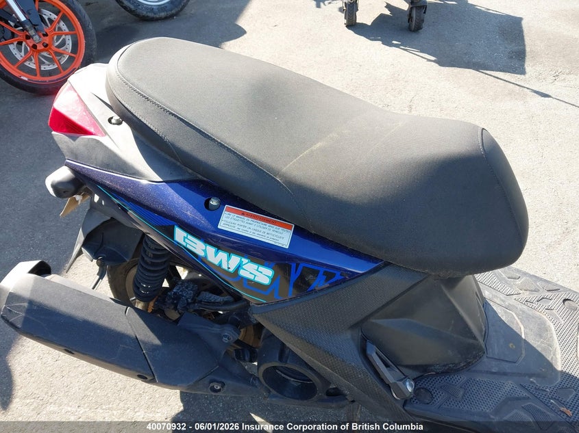 2021 Yamaha Yw125 VIN: RKRSEB1N5MA001427 Lot: 40070932