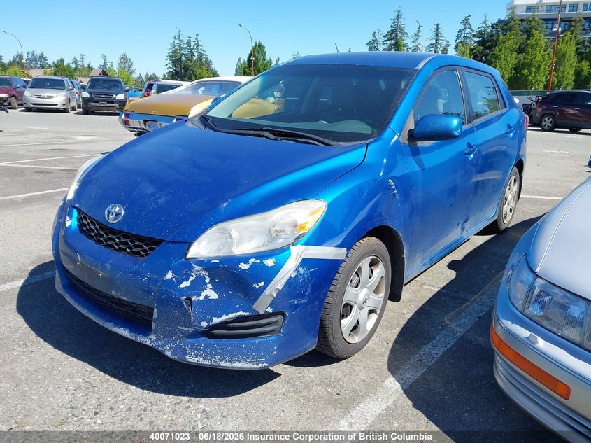 2009 TOYOTA MATRIX HATCHBACK 2.4L I4 FI DOHC 16V NF4