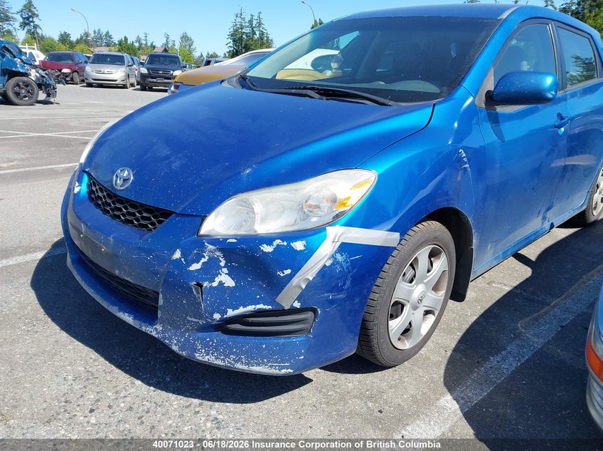 2009 TOYOTA MATRIX HATCHBACK 2.4L I4 FI DOHC 16V NF4