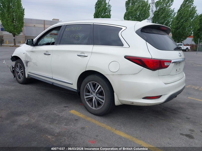 Vin: 5n1dl0mm3hc553804, lot: 30086032, infiniti qx60 20173