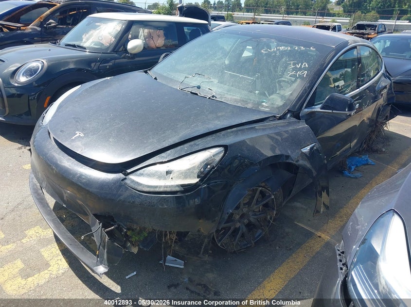 Vin: 5yj3e1ea5jf075544, lot: 30086059, tesla model 3 20182