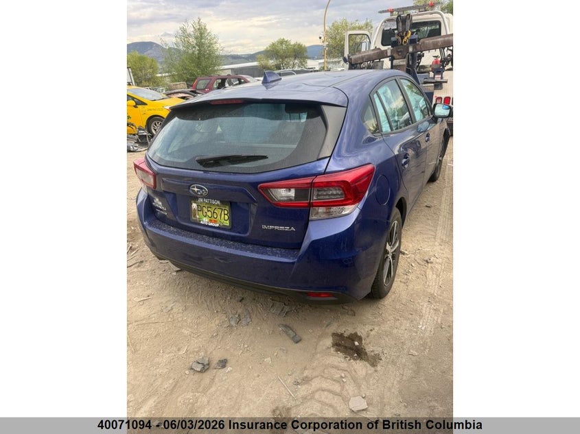 Vin: 4s3gtav65n3718593, lot: 30086097, subaru impreza premium 20224