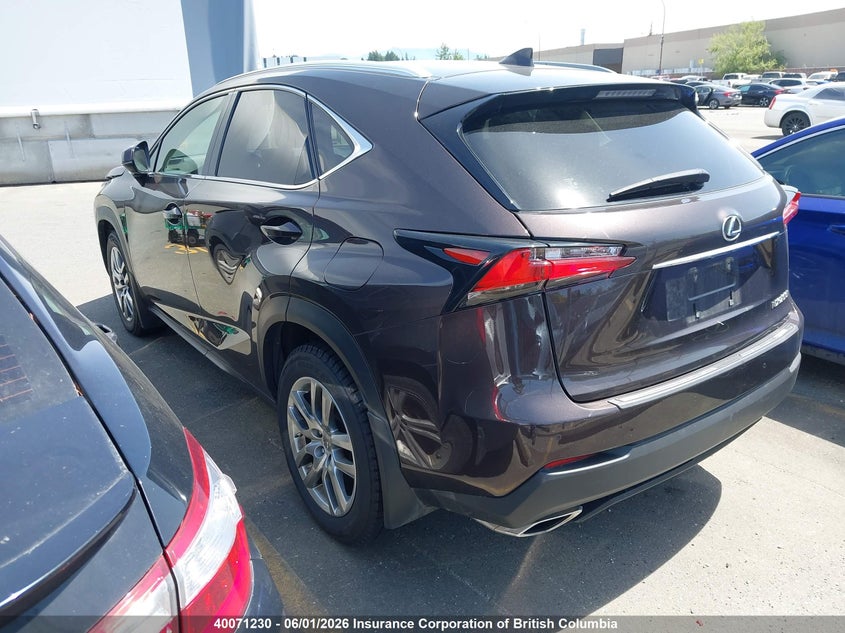 2015 LEXUS NX SPORT UTILITY VEHICLE 2.0L I4 FI DOHC 16V NF4