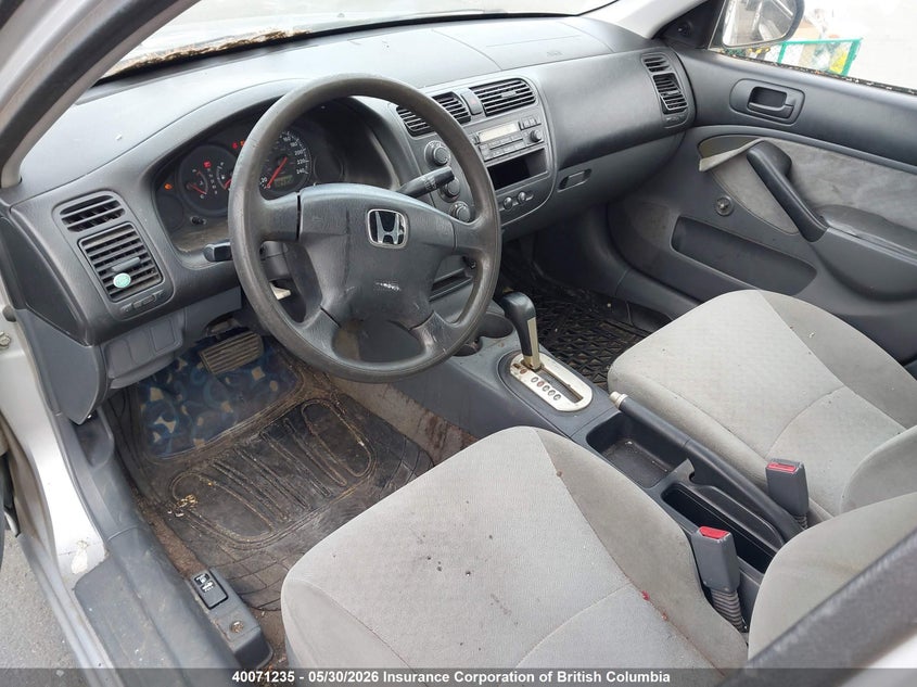 2001 Honda Civic VIN: 2HGES16231H924929 Lot: 40071235