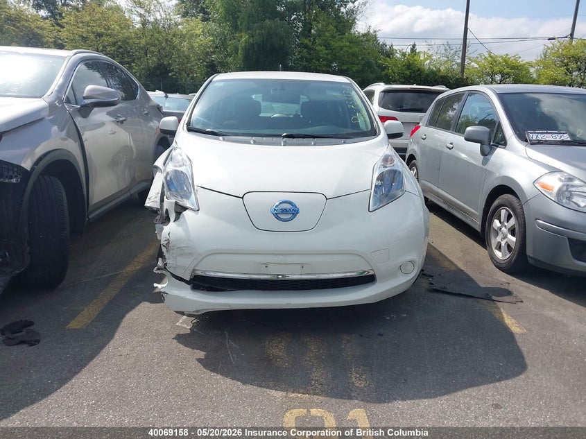 2014 Nissan Leaf S/Sv/Sl VIN: 1N4AZ0CP6EC336637 Lot: 40069158