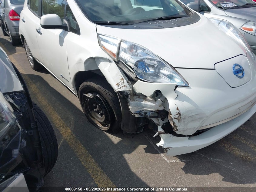 2014 Nissan Leaf S/Sv/Sl VIN: 1N4AZ0CP6EC336637 Lot: 40069158