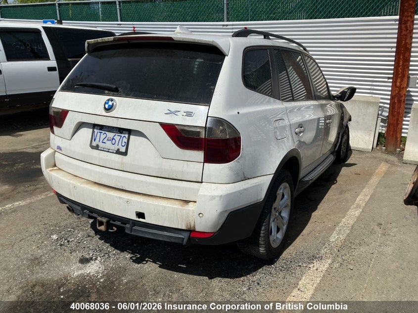 Vin: wbxpc9c45awj38949, lot: 30086335, bmw x3 xdrive30i 20104