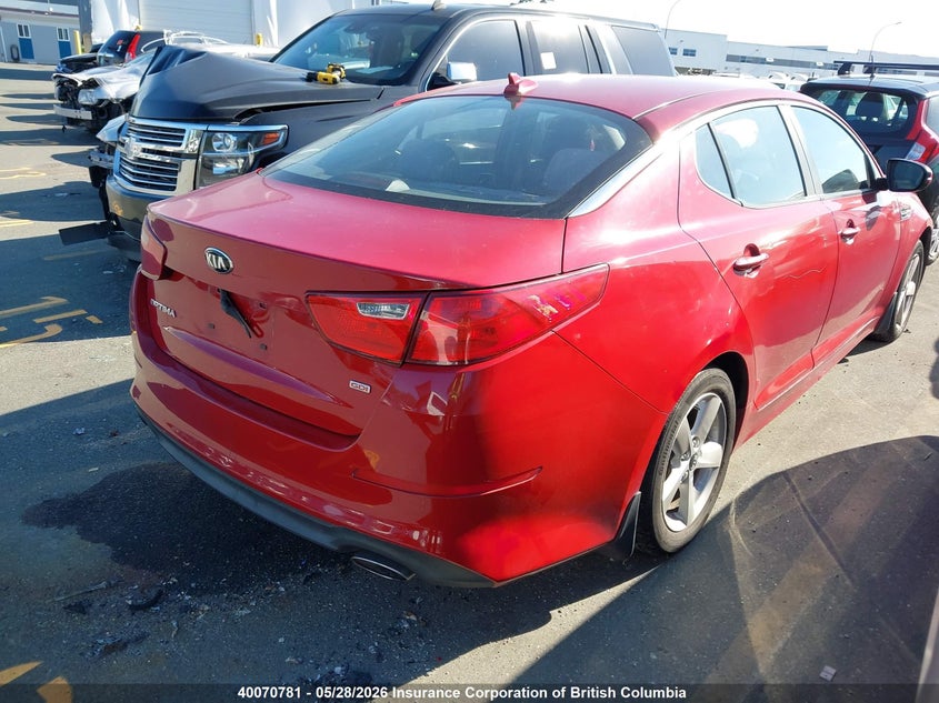 Vin: knagm4a79e5486305, lot: 30086342, kia optima lx 20144
