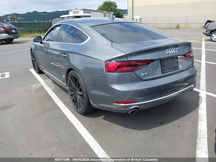 Vin: waubncf5xja048936, lot: 30086386, audi a5 20183