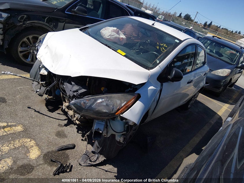 Vin: jm1de1ky3e0189715, lot: 30086395, mazda mazda2 sport 20142