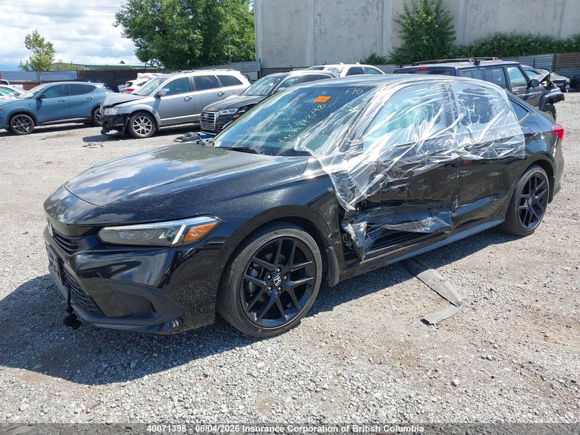 Vin: 2hgfe2f58nh119316, lot: 30086442, honda civic 20222