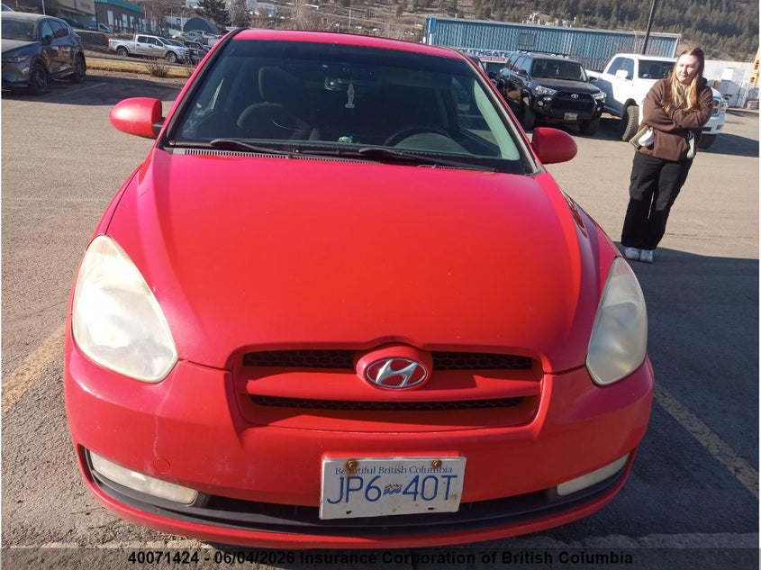 2007 Hyundai Accent Gs VIN: KMHCN35C27U015309 Lot: 40071424