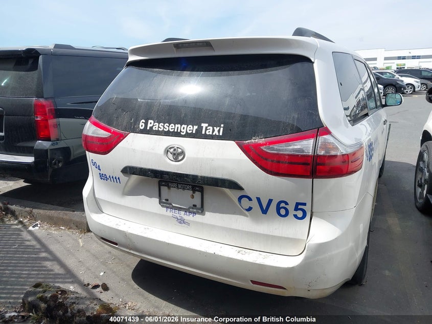2017 Toyota Sienna VIN: 5TDZZ3DC9HS860457 Lot: 40071439