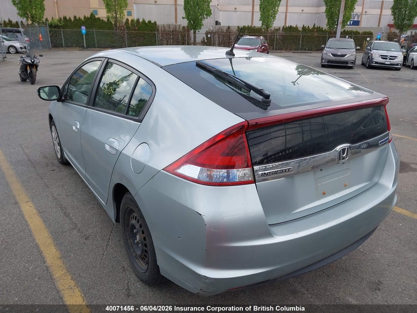 Vin: jhmze2h51cs800110, lot: 30086509, honda insight lx 20123