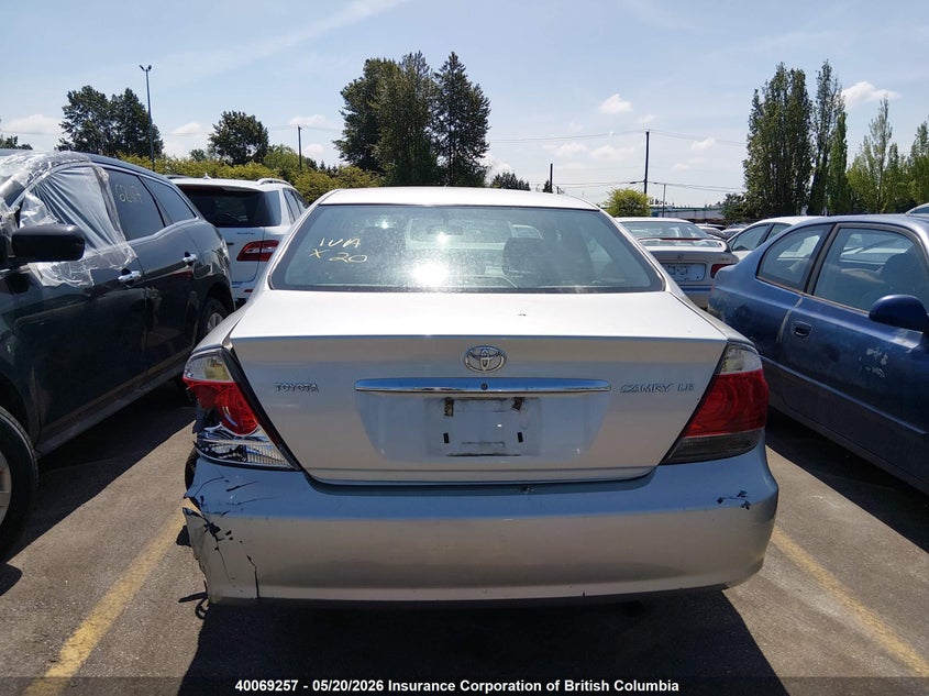 2005 Toyota Camry Le/Xle/Se VIN: 4T1BE32K15U520536 Lot: 40069257