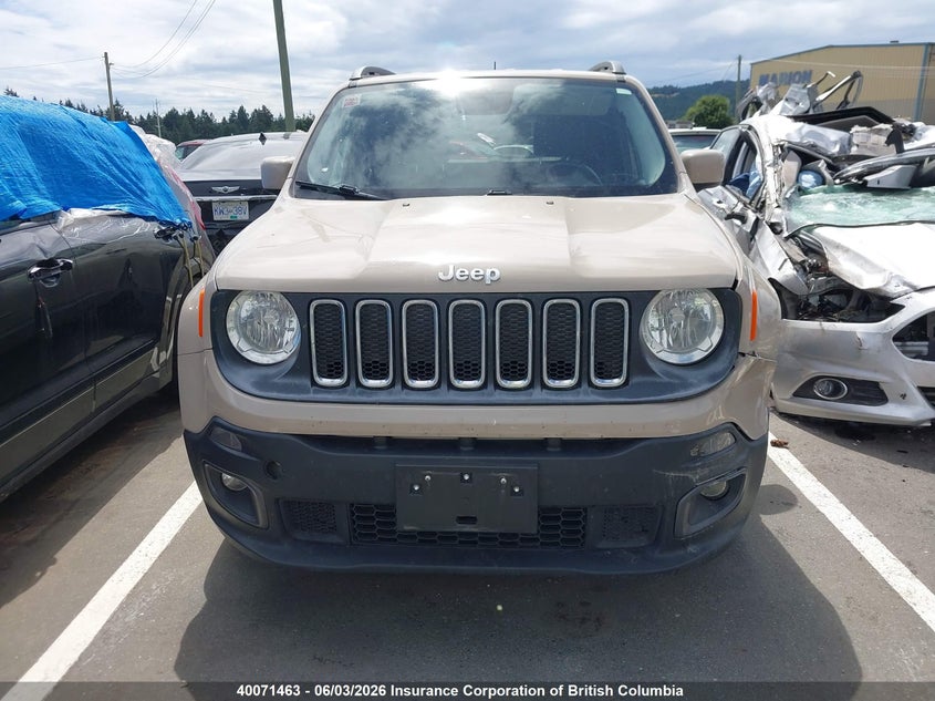 2016 Jeep Renegade Latitude VIN: ZACCJABT4GPC85832 Lot: 40071463