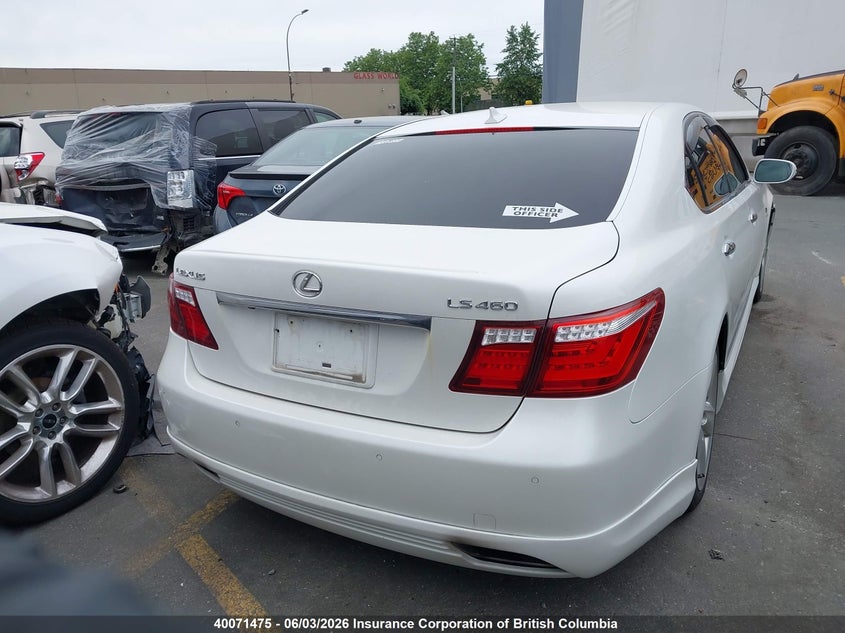 2007 Lexus Ls 460 VIN: USF405055633 Lot: 40071475