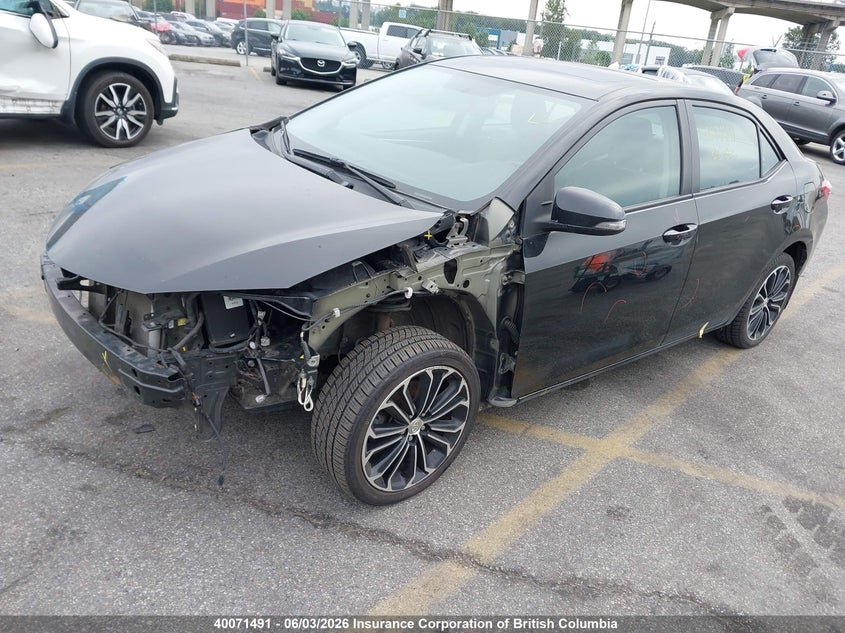 Vin: 2t1burhe8gc667190, lot: 30086551, toyota corolla s 20162