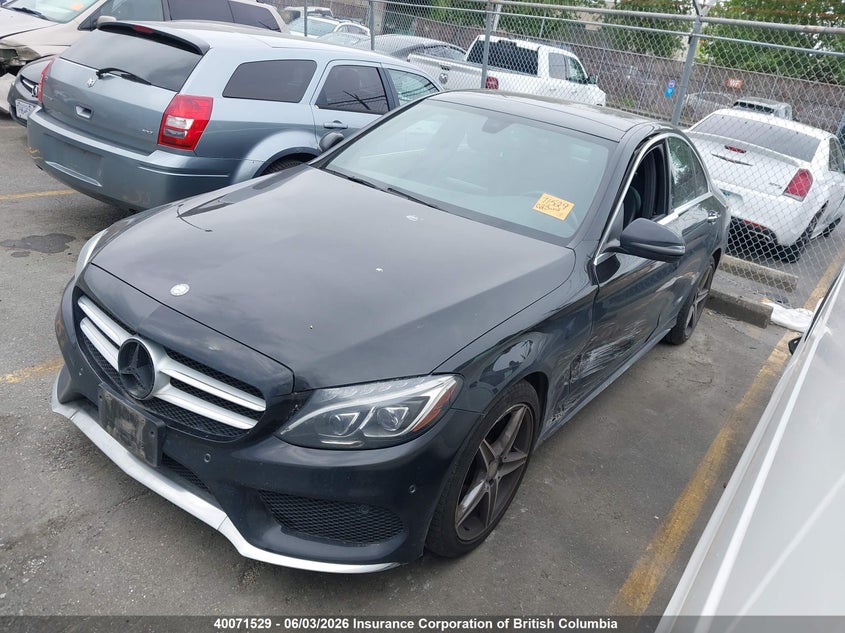 Vin: 55swf4kb9gu124325, lot: 30086599, mercedes-benz c 300 4matic 20162