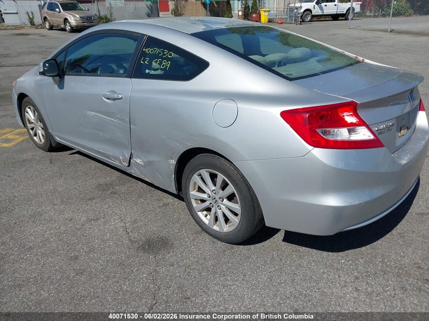 2012 HONDA CIVIC SEDAN 1.8L I4 FI SOHC 16V NF4