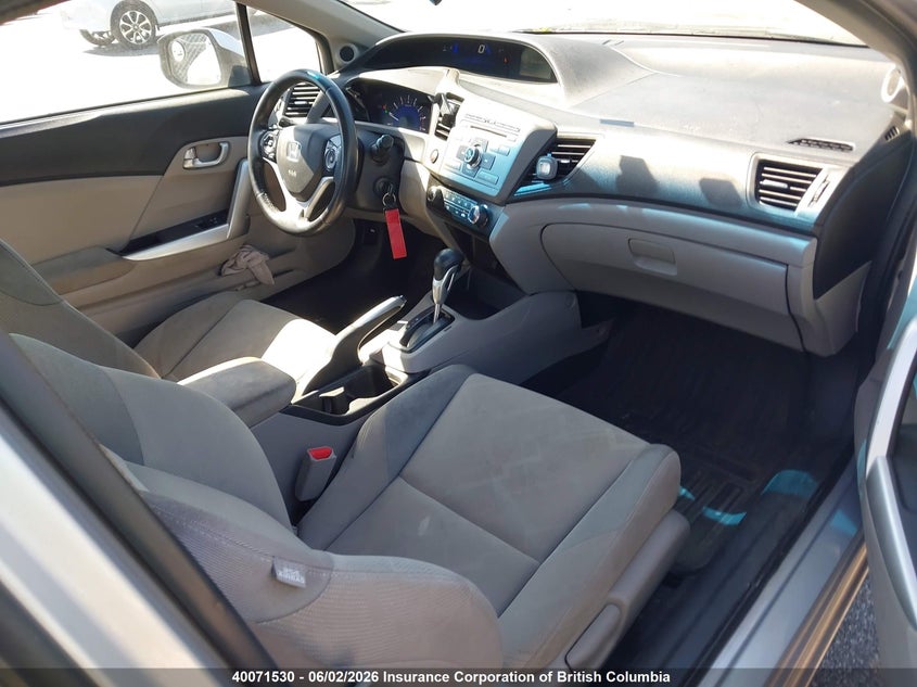 2012 HONDA CIVIC SEDAN 1.8L I4 FI SOHC 16V NF4