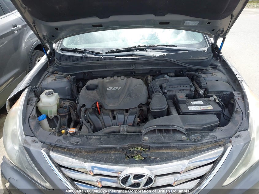 2012 Hyundai Sonata Gls VIN: 5NPEB4AC4CH344194 Lot: 40068403