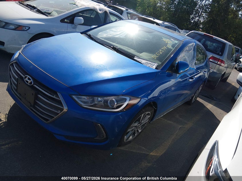 Vin: kmhd84lfxju649294, lot: 30086625, hyundai elantra sel/value/limited 20182