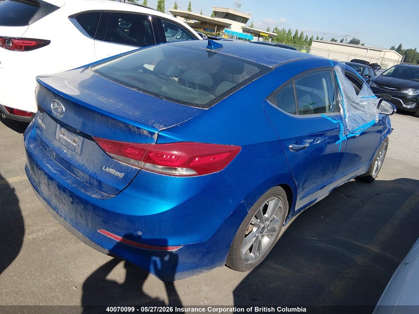Vin: kmhd84lfxju649294, lot: 30086625, hyundai elantra sel/value/limited 20184