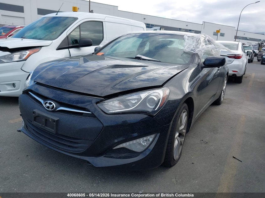 Vin: kmhht6kd1eu115831, lot: 30086651, hyundai genesis coupe 2.0t 20142