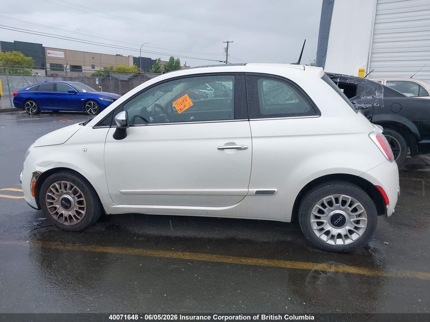 2012 Fiat 500 VIN: 3C3CFFCR8CT106703 Lot: 40071648