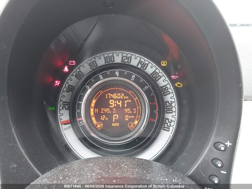 2012 Fiat 500 VIN: 3C3CFFCR8CT106703 Lot: 40071648
