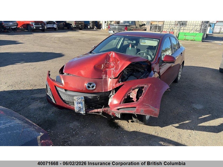 Vin: jm1bl1sf9a1281282, lot: 30086771, mazda 3 i 20102