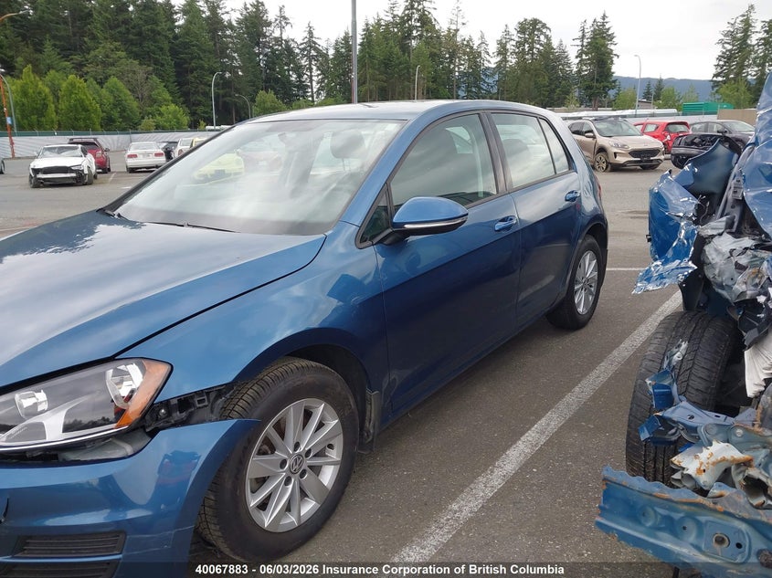 2017 Volkswagen Golf S/Wolfsburg/Se/Sel VIN: 3VW217AU4HM037672 Lot: 40067883