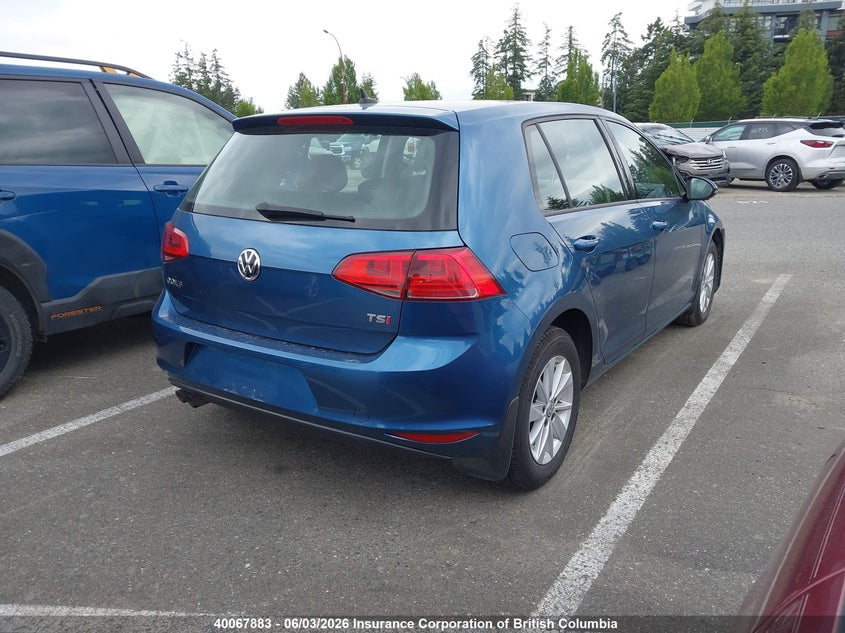 Vin: 3vw217au4hm037672, lot: 30086779, volkswagen golf s/wolfsburg/se/sel 20174