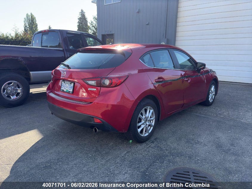 Vin: 3mzbm1l71fm207950, lot: 30086812, mazda 3 touring 20154