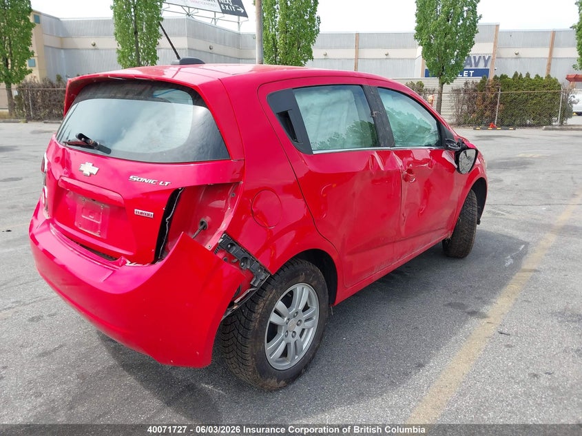 2016 Chevrolet Sonic VIN: 1G1JC6SB5G4171898 Lot: 40071727