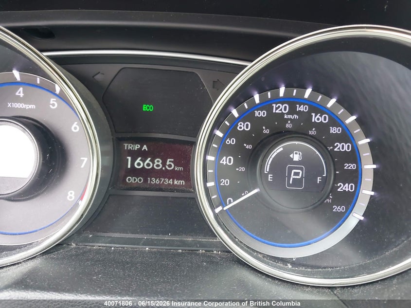 2013 HYUNDAI SONATA SEDAN 2.4L I-4 DI, DOHC, VVT, 198HP