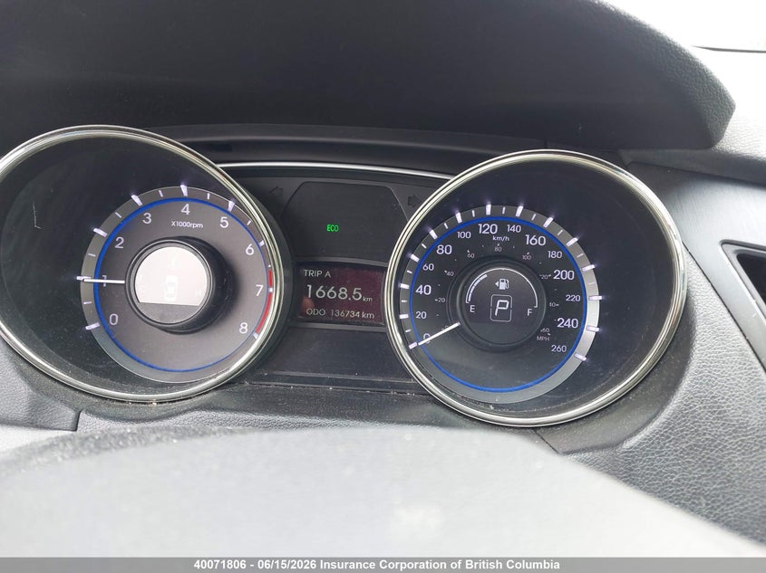 2013 HYUNDAI SONATA SEDAN 2.4L I-4 DI, DOHC, VVT, 198HP