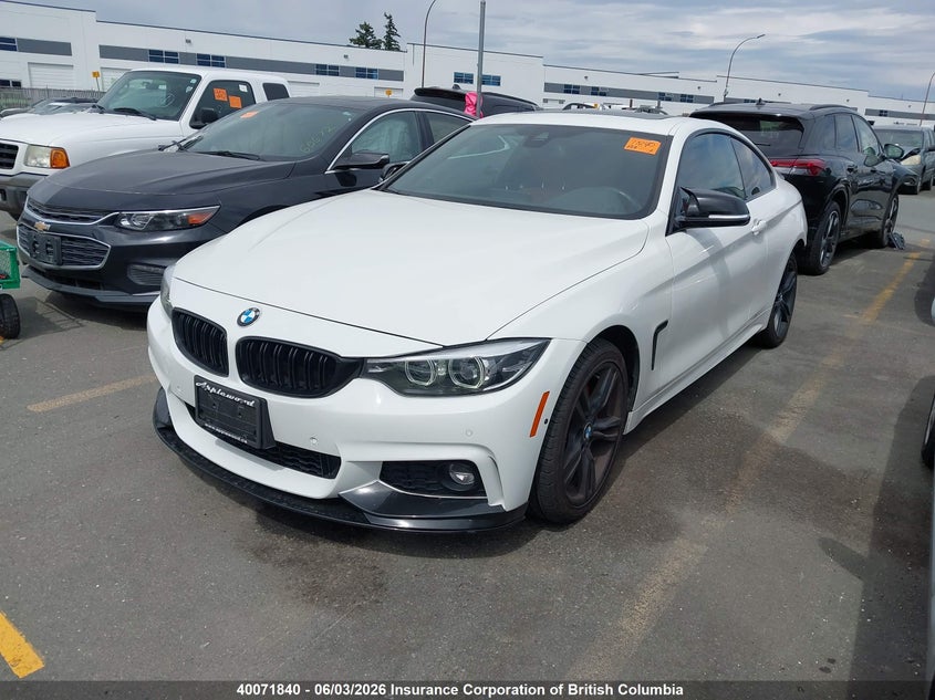 Vin: wba4w5c51kae49964, lot: 30086978, bmw 430i 20192