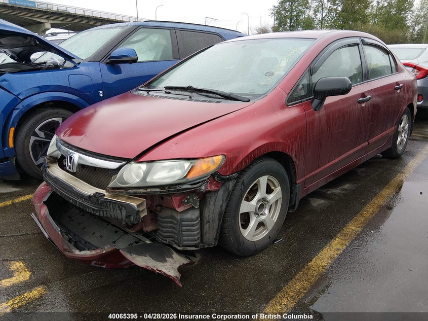 2008 Honda Civic Dx VIN: 2HGFA15288H009626 Lot: 40065395