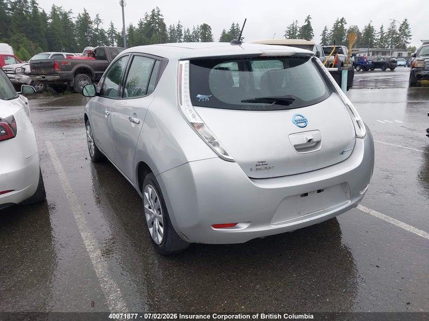 Vin: 1n4az0cp6fc316759, lot: 30087037, nissan leaf 20153
