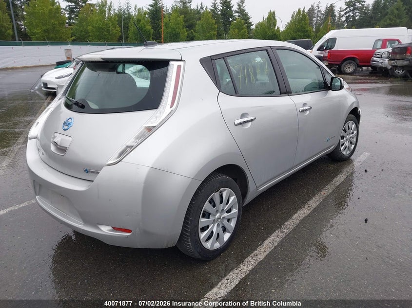 Vin: 1n4az0cp6fc316759, lot: 30087037, nissan leaf 20154