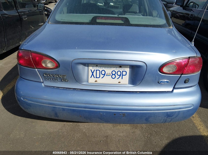1997 Ford Contour Gl/Sport VIN: 1FALP65L9VK166064 Lot: 40068943