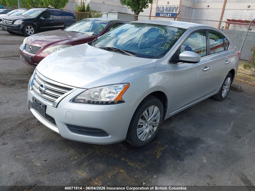 Vin: 3n1ab7ap3el675812, lot: 30087085, nissan sentra s/sv/sr/sl 20142