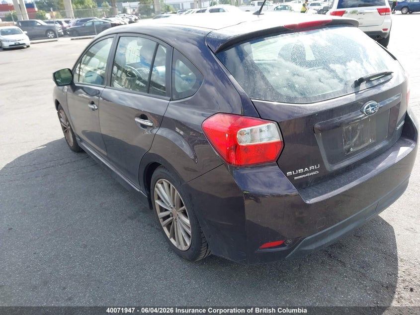 Vin: jf1gpah63ch217885, lot: 30087125, subaru impreza limited 20123