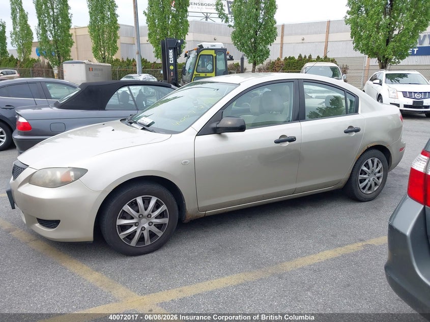 2004 MAZDA 3 HATCHBACK 2.0L I4 FI F