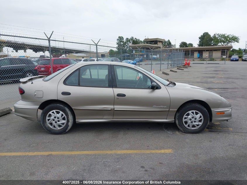 2001 PONTIAC SUNFIRE SEDAN 2.2L I-4 115HP