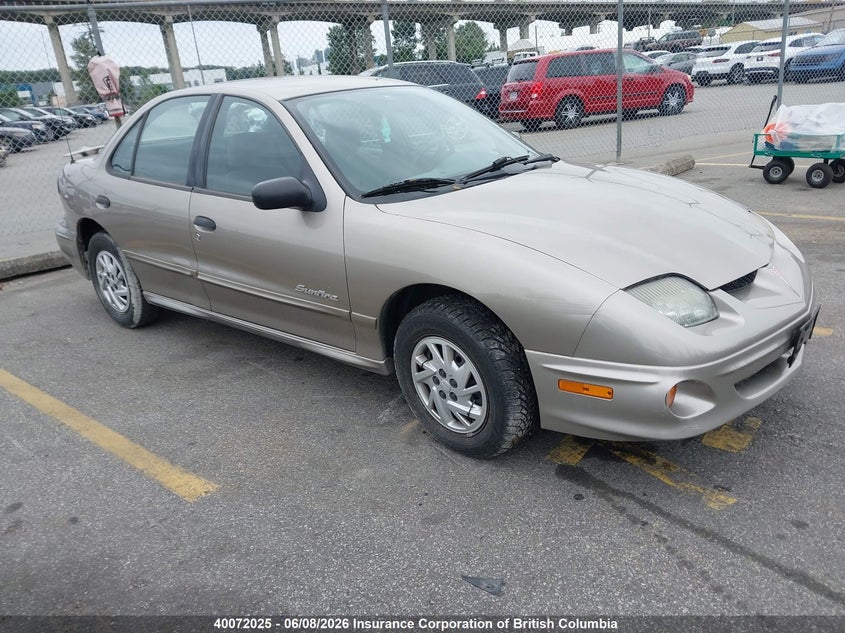 2001 PONTIAC SUNFIRE SEDAN 2.2L I-4 115HP